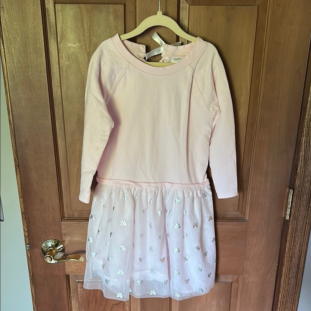 Carter's Pink Fit and Flare Sweater Dress
